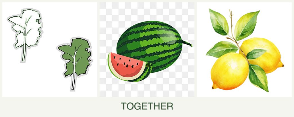 Can you plant kale, melons and lemons together?