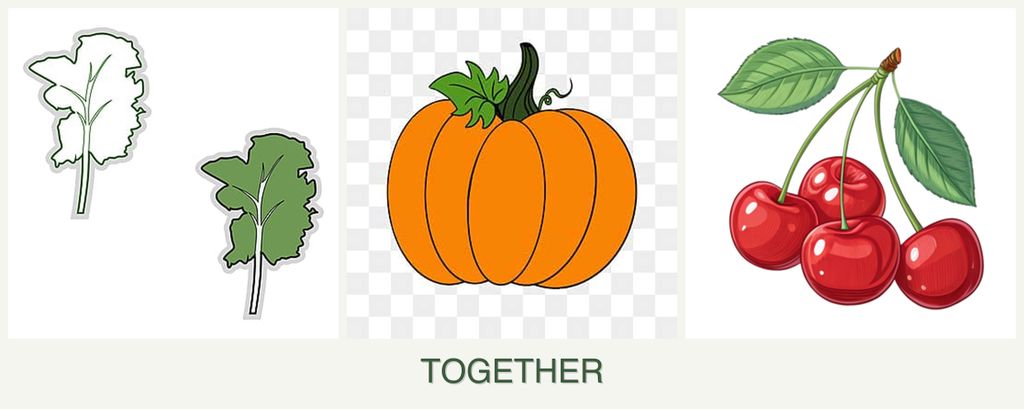 Can you plant kale, pumpkin and cherries together?