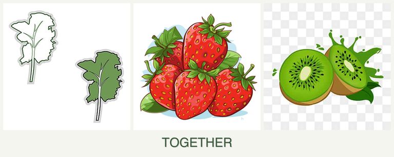 Can you plant kale, strawberries and kiwi together?