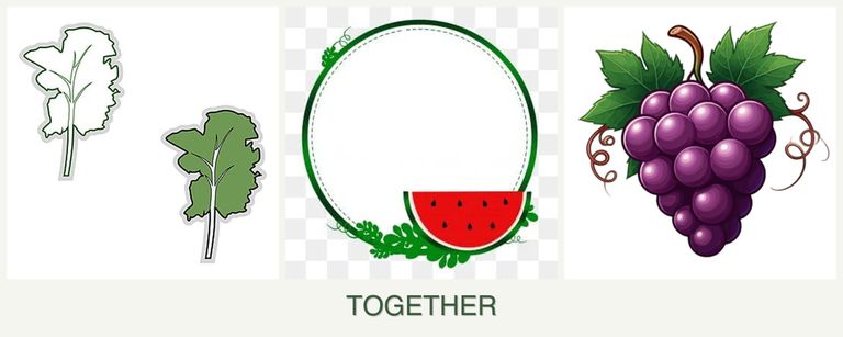 Can you plant kale, watermelons and grapes together?