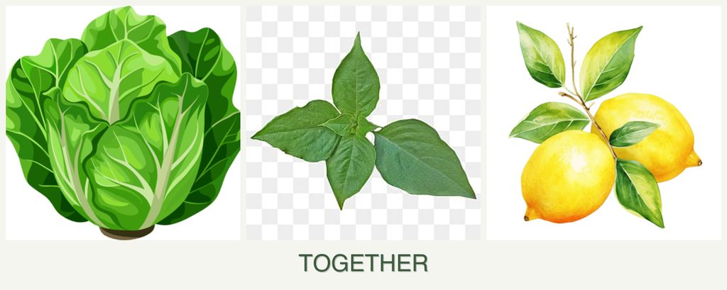 Can you plant lettuce, basil and lemons together?