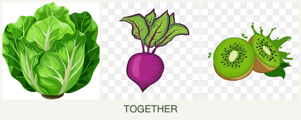 Can you plant lettuce, beets and kiwi together?