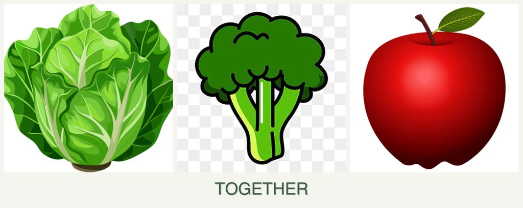 Can you plant lettuce, broccoli and apples together?