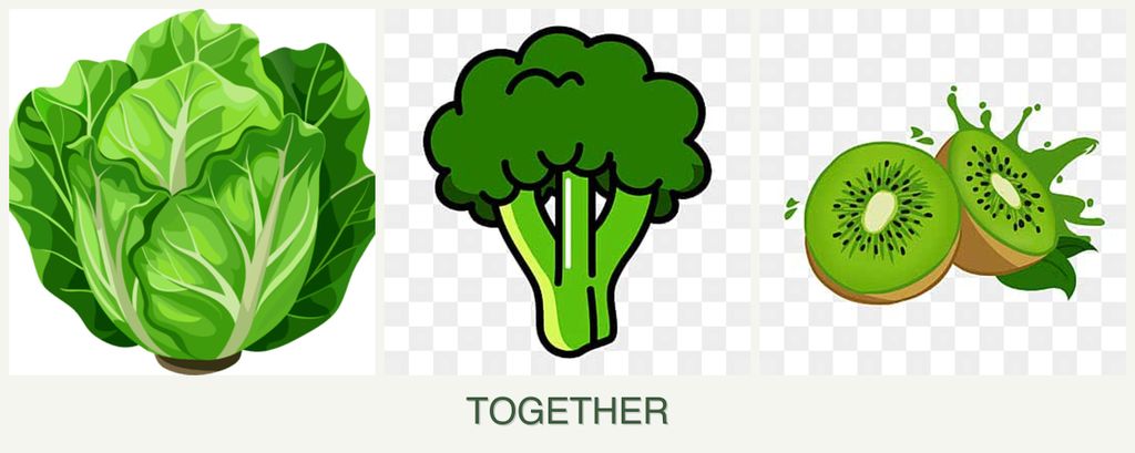 Can you plant lettuce, broccoli and kiwi together?