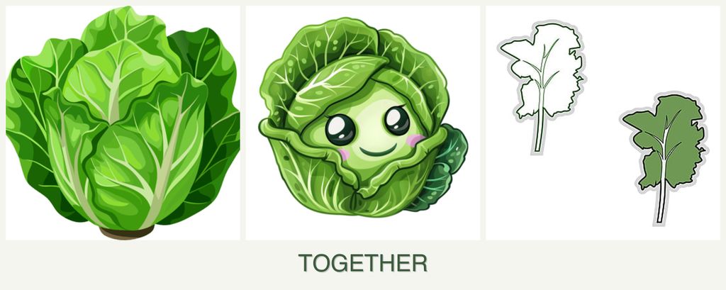 Can you plant lettuce, cabbage and kale together?