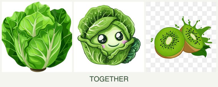 Can you plant lettuce, cabbage and kiwi together?