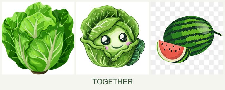 Can you plant lettuce, cabbage and melons together?