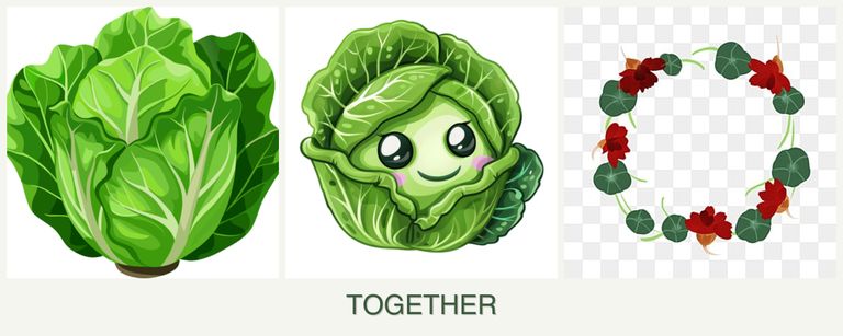 Can you plant lettuce, cabbage and nasturtiums together?