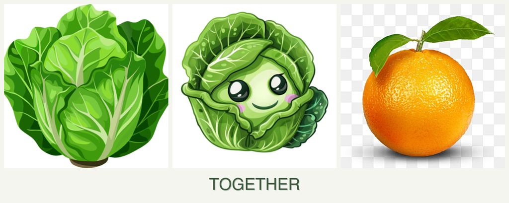 Can you plant lettuce, cabbage and oranges together?