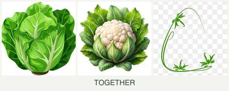 Can you plant lettuce, cauliflower and tarragon together?