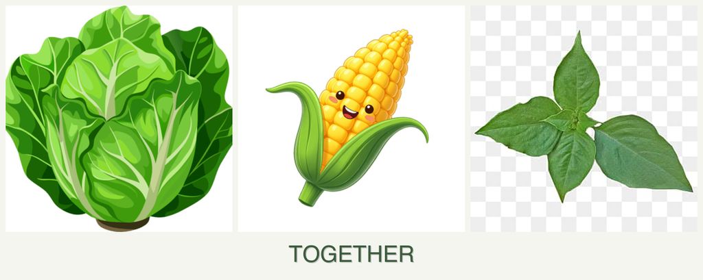 Can you plant lettuce, corn and basil together?