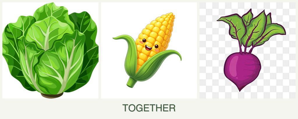 Can you plant lettuce, corn and beets together?