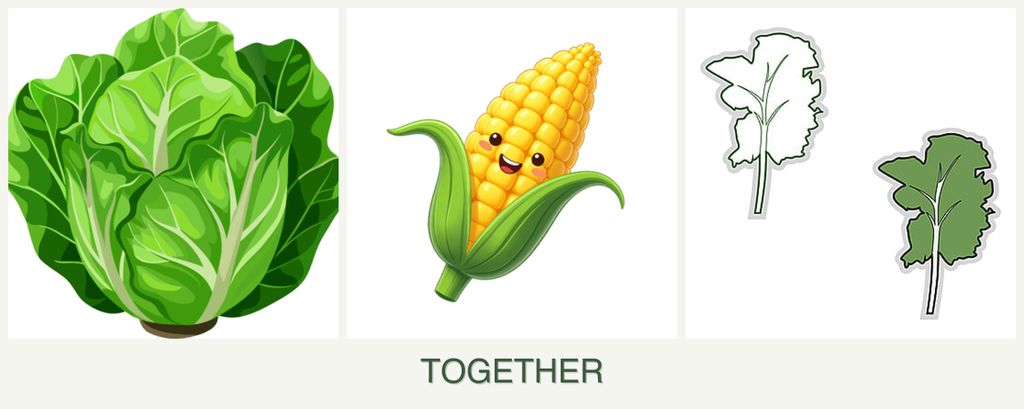 Can you plant lettuce, corn and kale together?