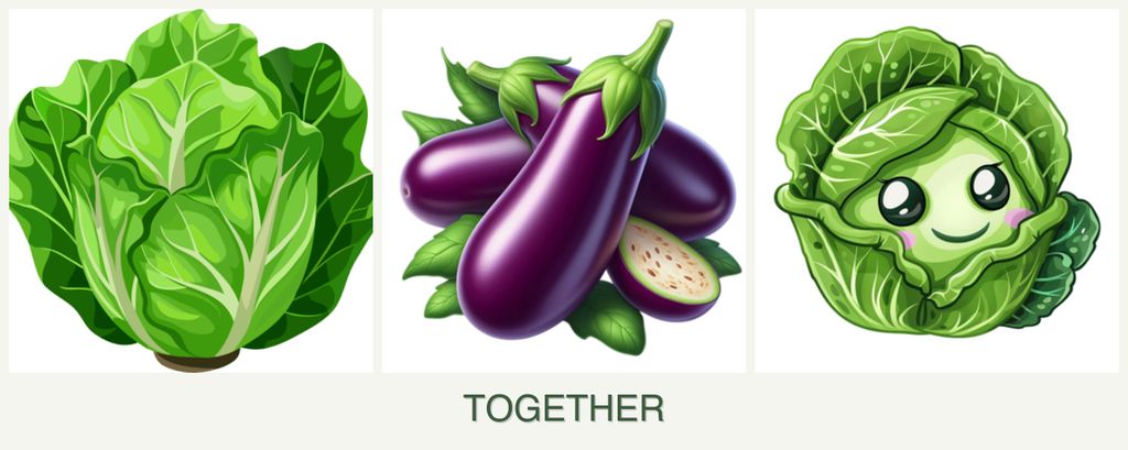 Can you plant lettuce, eggplant and cabbage together?