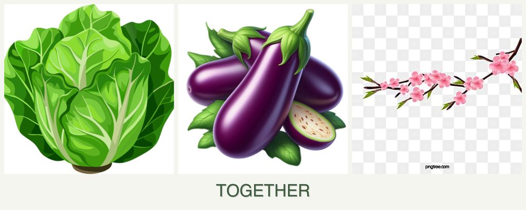 Can you plant lettuce, eggplant and peaches together?