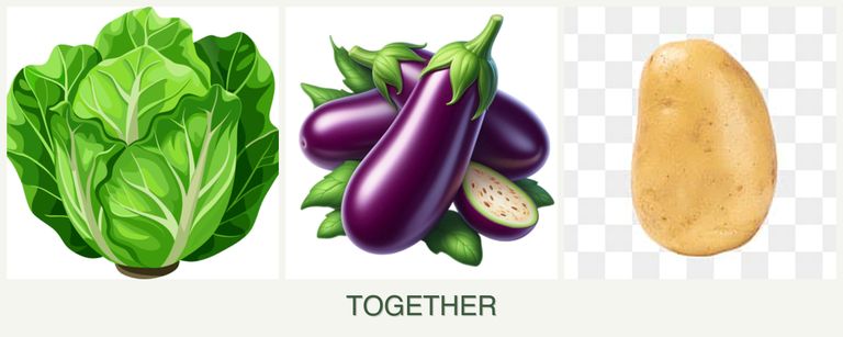 Can you plant lettuce, eggplant and potatoes together?