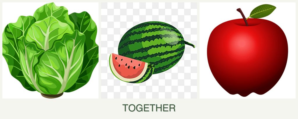 Can you plant lettuce, melons and apples together?