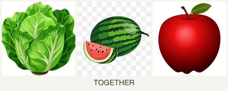 Can you plant lettuce, melons and apples together?