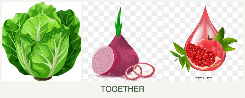 Can you plant lettuce, onions and pomegranates together?