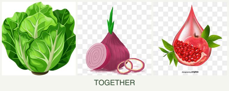 Can you plant lettuce, onions and pomegranates together?