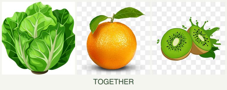 Can you plant lettuce, oranges and kiwi together?