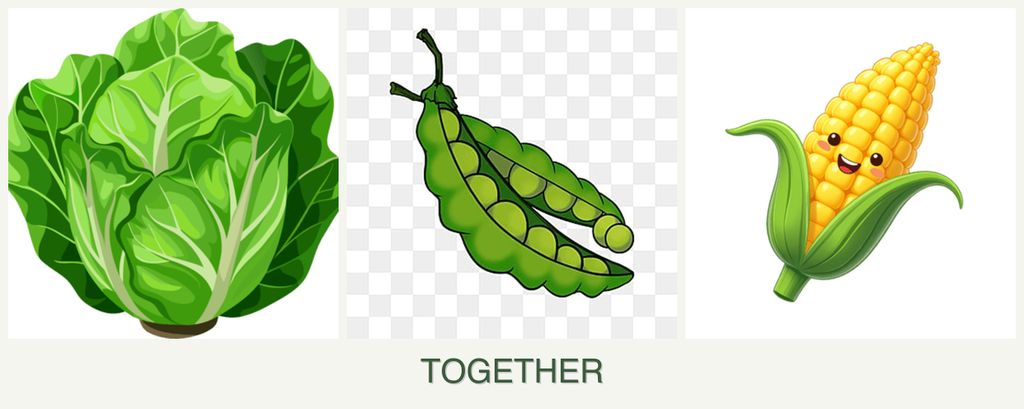 Can you plant lettuce, peas and corn together?