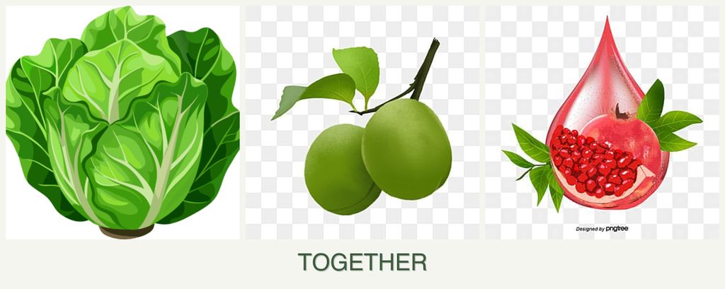 Can you plant lettuce, plums and pomegranates together?