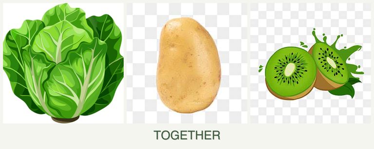 Can you plant lettuce, potatoes and kiwi together?
