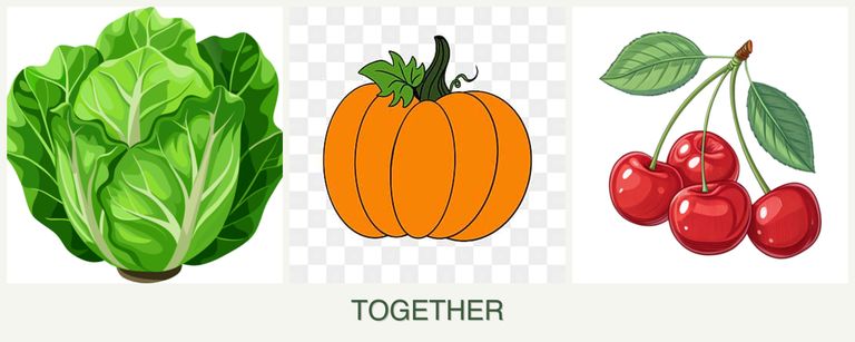 Can you plant lettuce, pumpkin and cherries together?