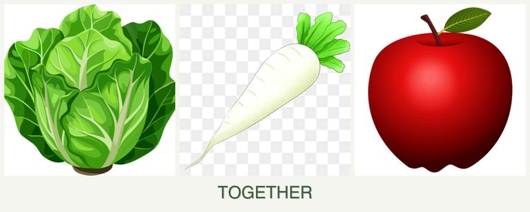 Can you plant lettuce, radishes and apples together?