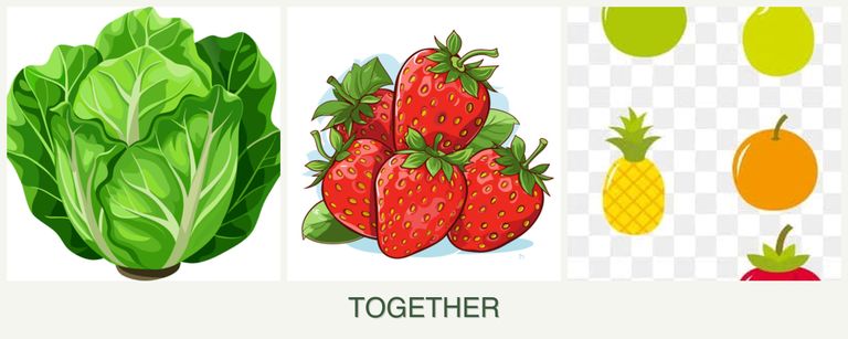 Can you plant lettuce, strawberries and pears together?