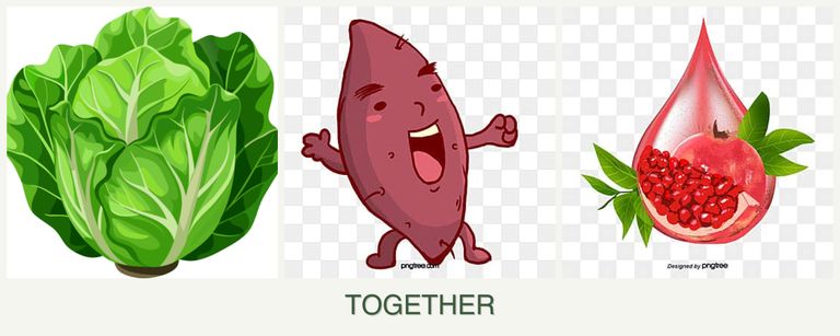 Can you plant lettuce, sweet potatoes and pomegranates together?