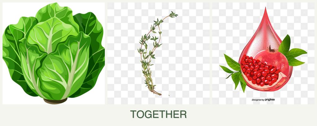 Can you plant lettuce, thyme and pomegranates together?