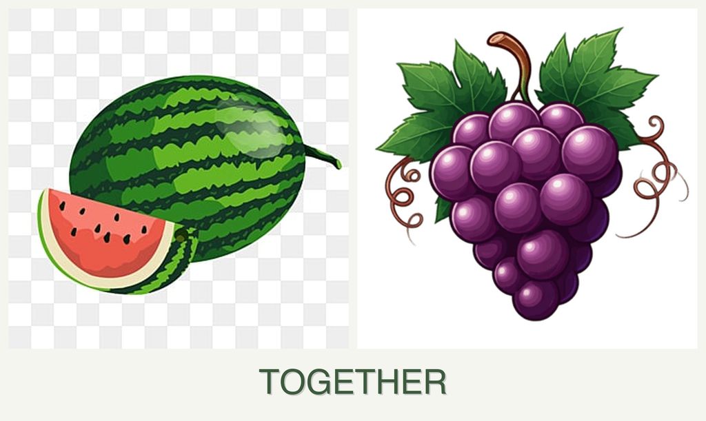 Can you plant melons and grapes together?