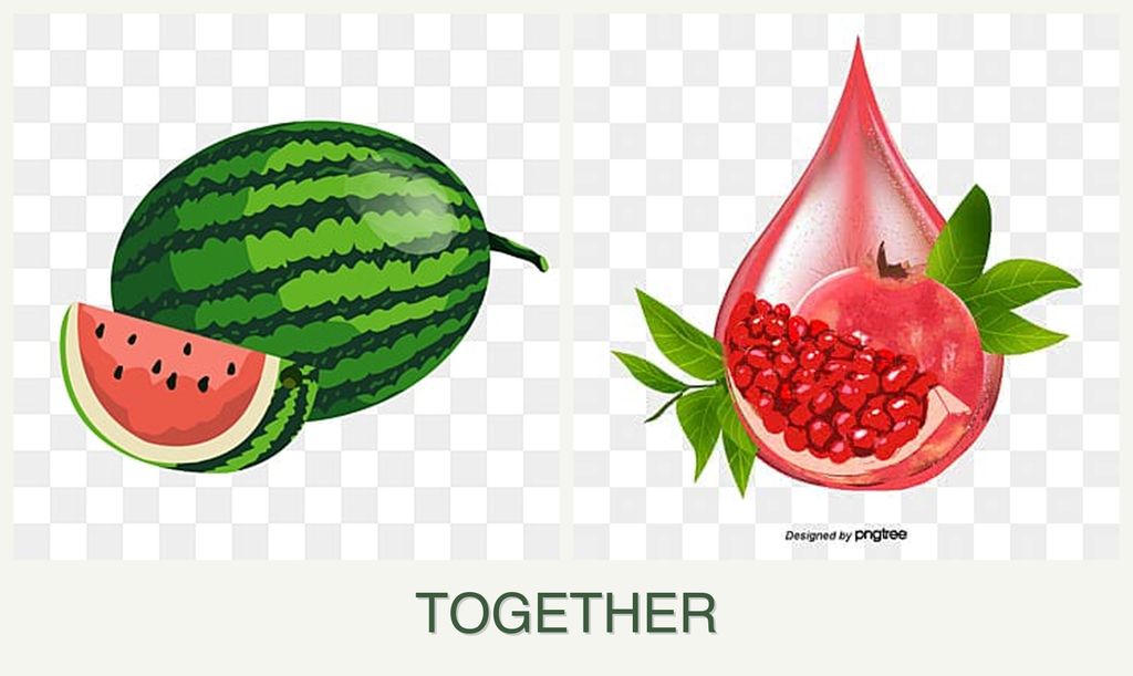 Can you plant melons and pomegranates together?