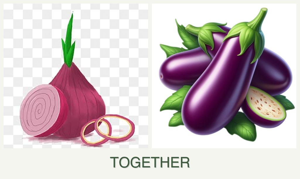 Can you plant onions and eggplant together?