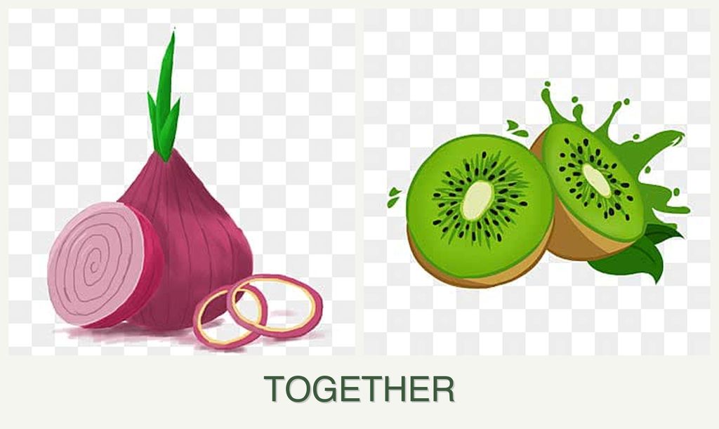 Can you plant onions and kiwi together?