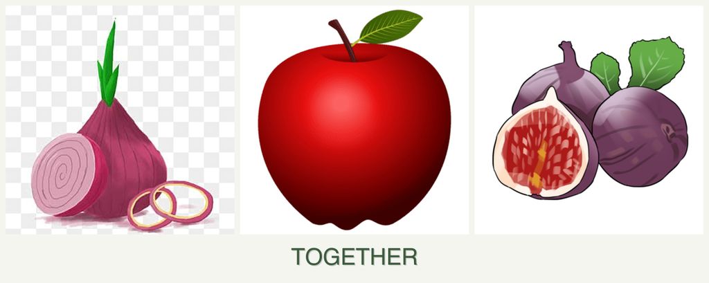 Can you plant onions, apples and figs together?