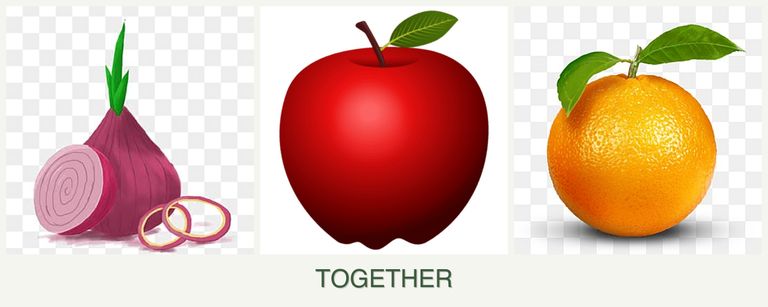 Can you plant onions, apples and oranges together?
