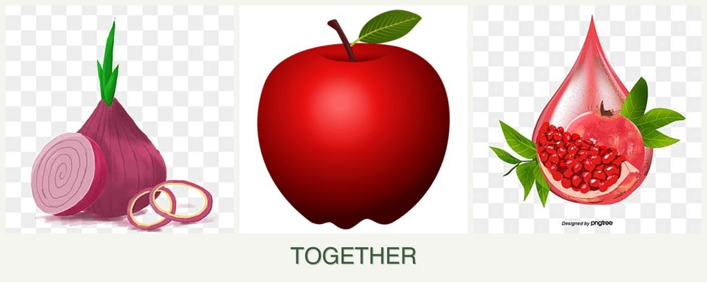 Can you plant onions, apples and pomegranates together?