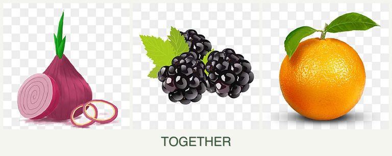 Can you plant onions, blackberries and oranges together?