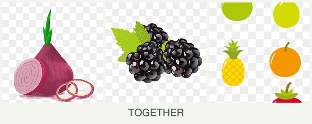 Can you plant onions, blackberries and pears together?