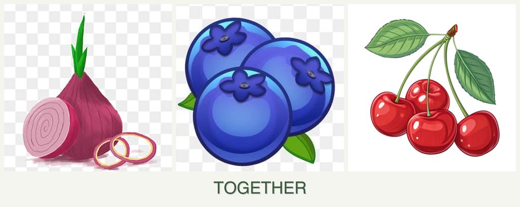Can you plant onions, blueberries and cherries together?