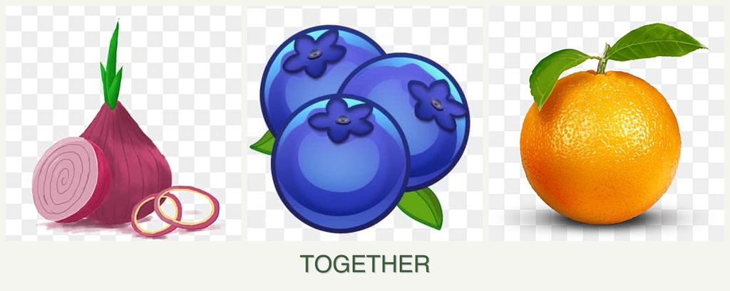 Can you plant onions, blueberries and oranges together?