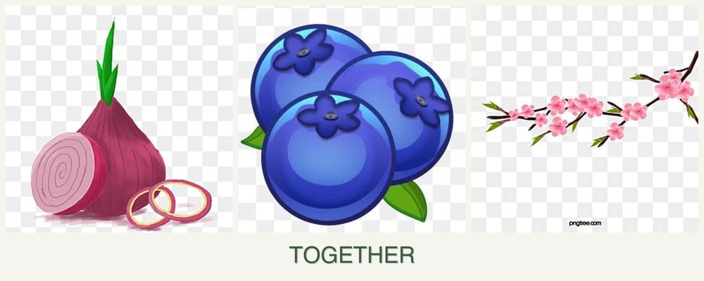 Can you plant onions, blueberries and peaches together?