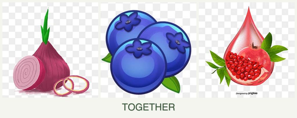 Can you plant onions, blueberries and pomegranates together?