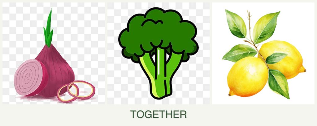 Can you plant onions, broccoli and lemons together?