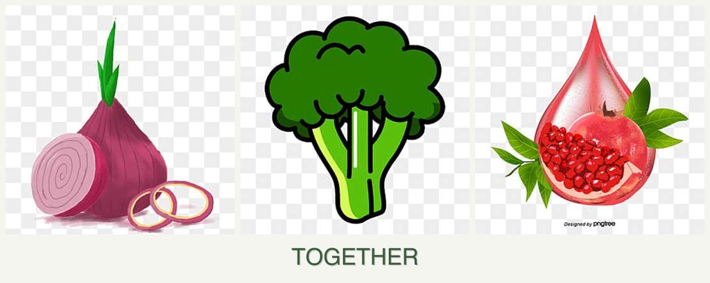 Can you plant onions, broccoli and pomegranates together?