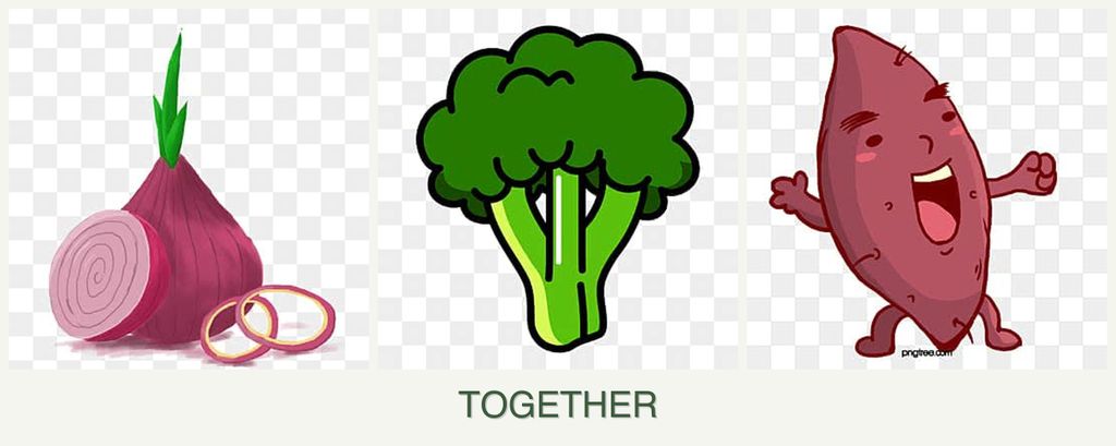 Can you plant onions, broccoli and sweet potatoes together?