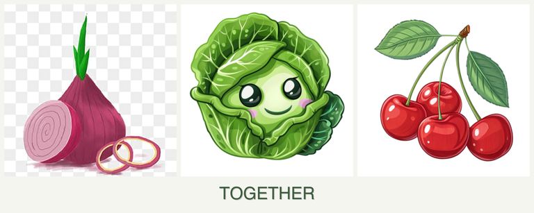 Can you plant onions, cabbage and cherries together?